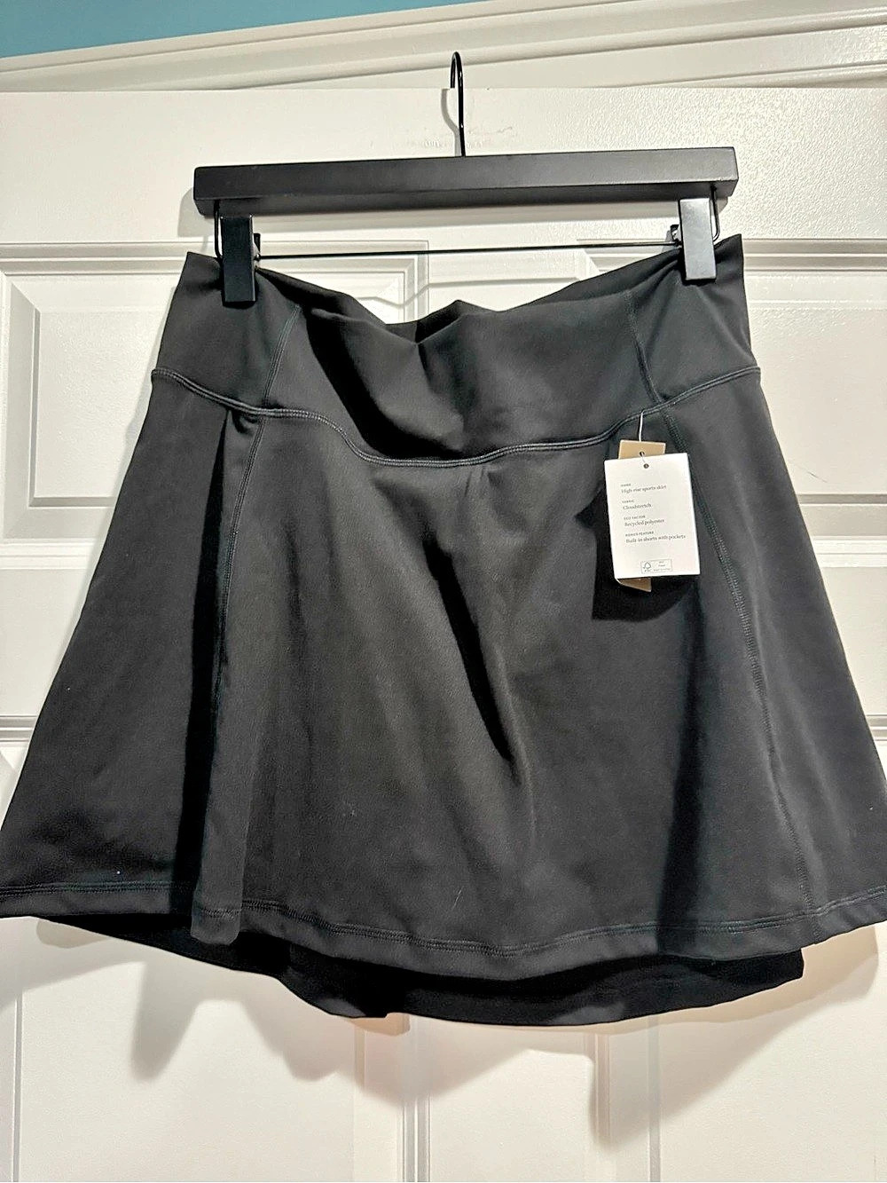 J.Crew Active Skort Black Size XL NWT